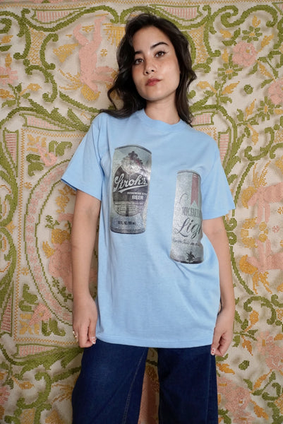 Sparkly Beer Tee, M-L