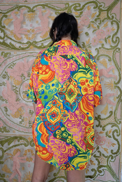 Jam's World Neon Kaleidoscope Shirt, L-1X