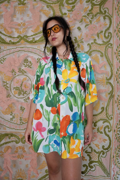 Jam's World Flower Shirt, XL-2X