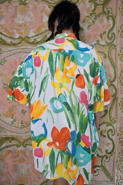 Jam's World Flower Shirt, XL-2X