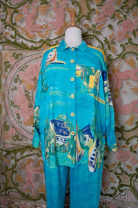 Riviera Daydream Shirt, 2X-3X