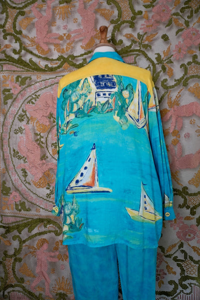 Riviera Daydream Shirt, 2X-3X