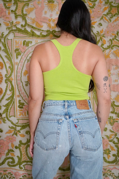 Neon Lime Tank, S