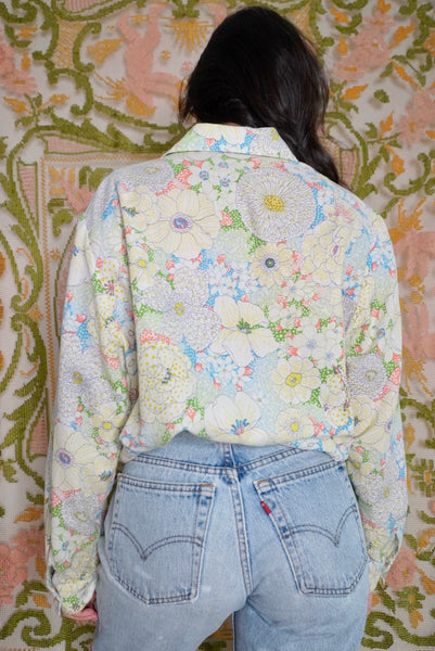 Dotted Flower Blouse, 1X