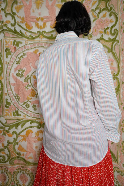 Rainbow Pinstripe Shirt, L