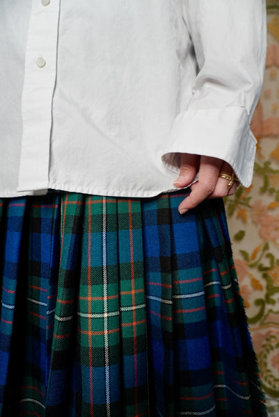 Tartan Kilt-Style Skirt, 30W