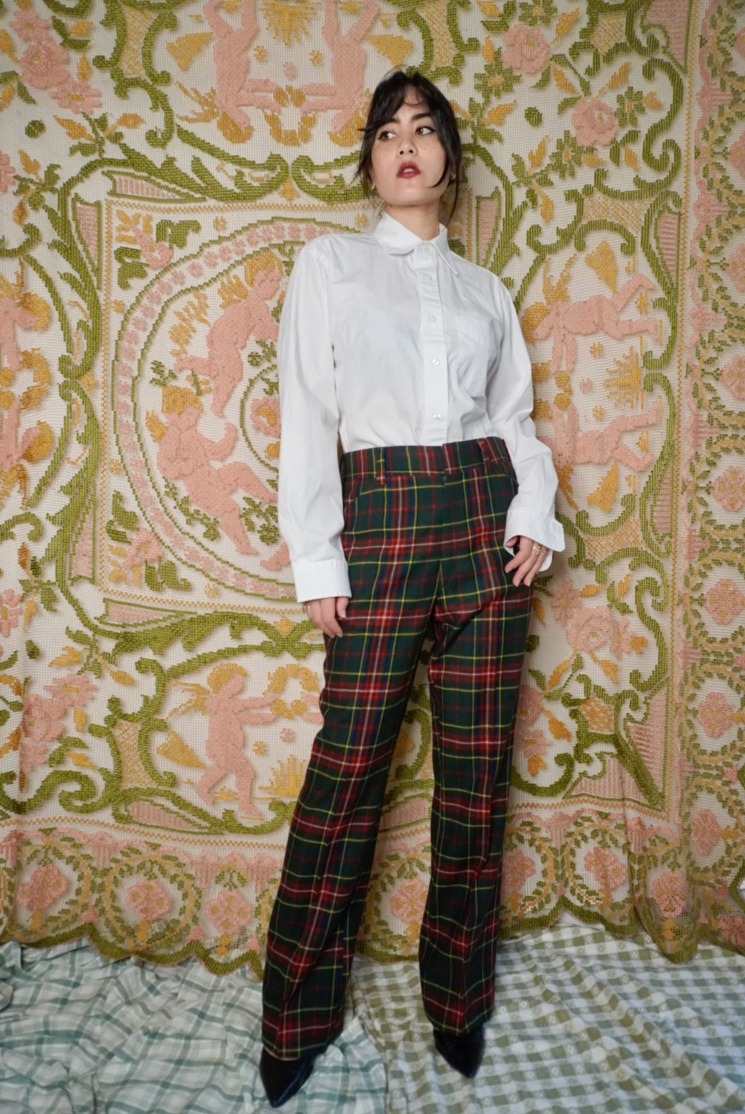 Plaid Trousers, 33W