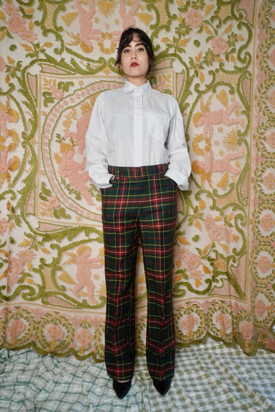 Plaid Trousers, 33W