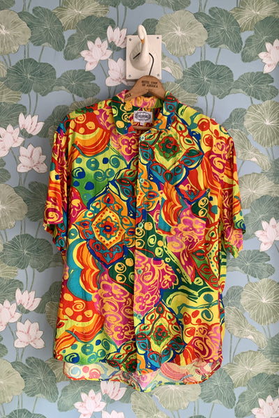 Jam's World Neon Kaleidoscope Shirt, L-1X