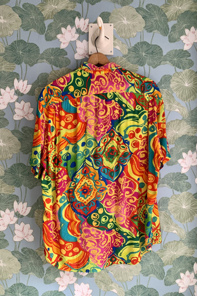 Jam's World Neon Kaleidoscope Shirt, L-1X
