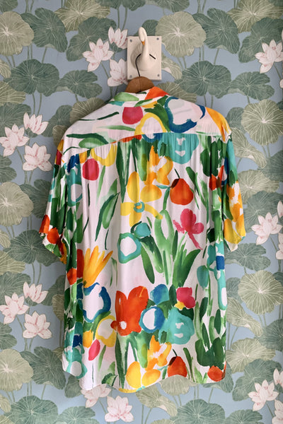 Jam's World Flower Shirt, XL-2X