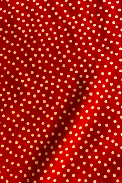 Polka Dot Three Piece Skirt Set, XS