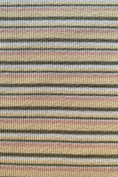 Soft Rib Striped Shirt, 1X-2X