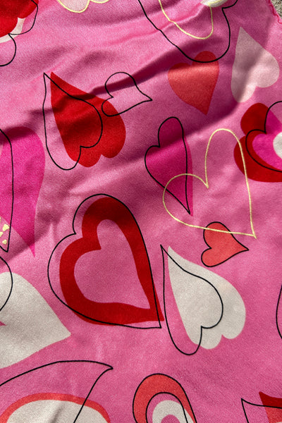 True Romance Heart Scarf, 47" x 9.25"