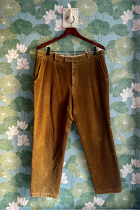 Caramel Corduroy Trousers, 36W