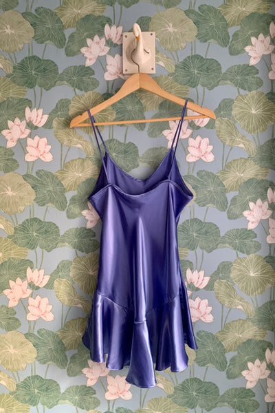 Cornflower Ruffle Slip, M