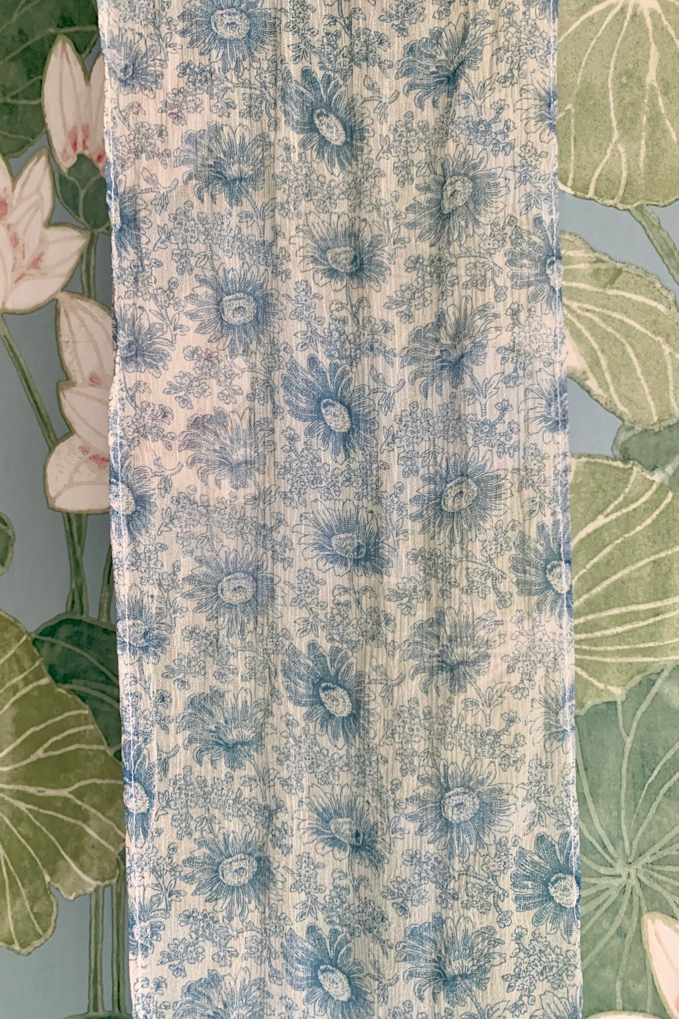 Silk Flower Headscarf