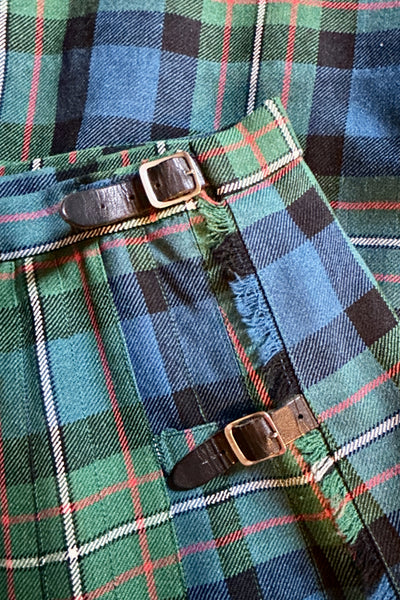 Tartan Kilt-Style Skirt, 30W