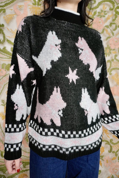 Checkered Scotty Sweater, M-L