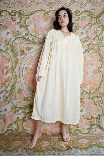 Pale Yellow Nightgown, L-XL