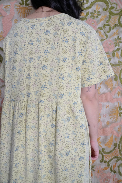Floral T-Shirt Dress, L