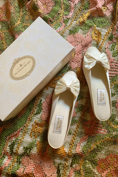 Cream Boudoir Slippers, 7