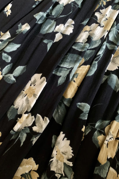 Garden Drape Midi Skirt, 28W